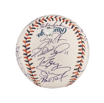 2005 American League All-Star Team Signed Baseball With 24 Signatures With Ichiro (MLB Authenticated)
